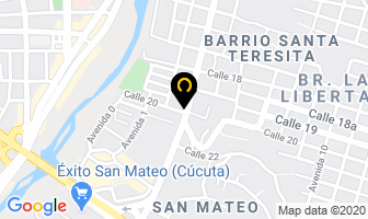 Mapa de Vital Dent en Cúcuta