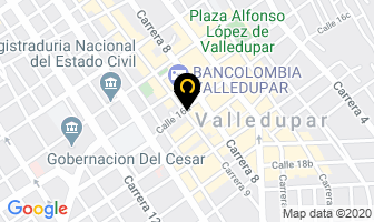 Mapa de Vital Super Tienda Natural en Valledupar