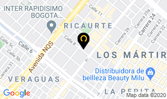 Mapa de Vitemplex Ltda. en Bogotá D.C