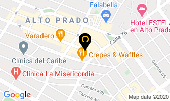 Mapa de Vitraluz Ltda. en Barranquilla