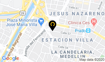 Mapa de Vitrinas Antioquia en Medellín