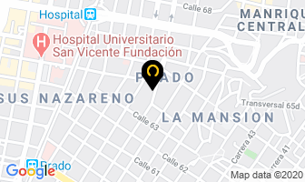 Mapa de Vitrinas Campoamor en Medellín
