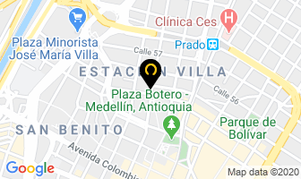 Mapa de Vitrinas Doble Aa en Medellín