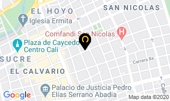 Mapa de Vitrinas La Economia en Cali