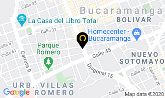 Mapa de Vitrinas Y Espacios en Bucaramanga