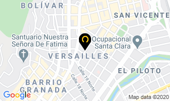 Mapa de Viva Productos Turísticos en Cali
