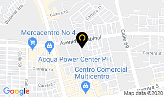 Mapa de Vivas Gym en Ibagué