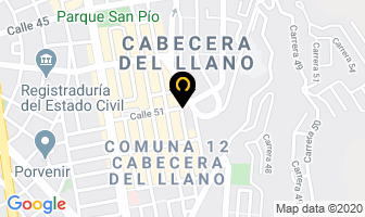 Mapa de Vive Pilates Studio en Bucaramanga