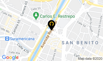 Mapa de Víveres Elena en Medellín