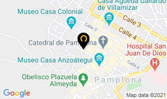 Mapa de Víveres Villamizar en Pamplona