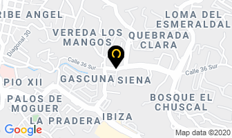 Mapa de Vivero Follajes en Envigado