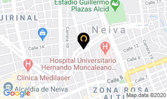 Mapa de Vivero La 12 en Neiva