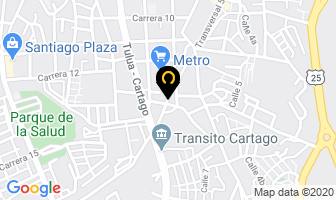 Mapa de Vivero La Floresta en Cartago
