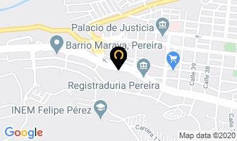 Mapa de Vivero Raices en Pereira