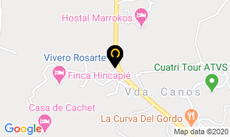 Mapa de Vivero Rosarte en Guarne