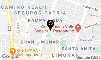 Mapa de Viveros Asociados en Cali
