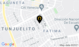 Mapa de Viveros De Colombia en Bogotá D.C