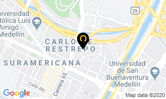 Mapa de Viveros Los Pomos en Medellín
