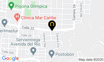 Mapa de Vives Pérez Manuel en Santa Marta