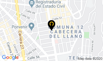 Mapa de Vivir Ltda. en Bucaramanga