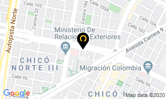 Mapa de Vivir Prótesis Ocular Laboratorio Optico en Bogotá D.C