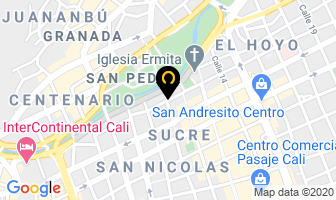 Mapa de Vocal De Control De Servicios Publicos en Cali
