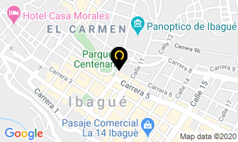 Mapa de “ Vous Crepe ” en Ibagué