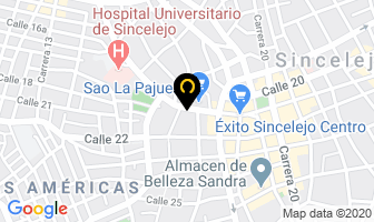 Mapa de Voza Molina Sandra Raquel en Sincelejo