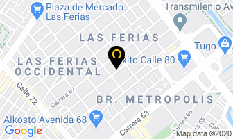 Mapa de Vr technology ltda en Bogotá D.C