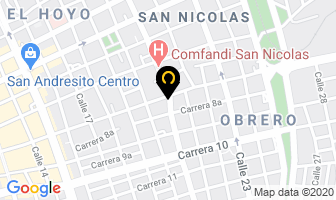 Mapa de Vulcanizadora Danny en Cali