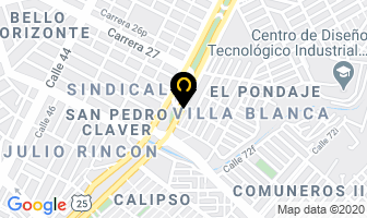 Mapa de Vulcanizadora Reyes en Cali