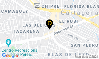 Mapa de Waly en Cartagena