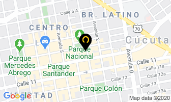 Mapa de Wash City Parking en Cúcuta