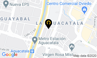 Mapa de Waypoint Hostel en Medellín