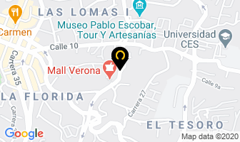 Mapa de Welcome Medellin en Medellín
