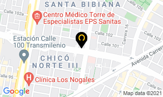 Mapa de Wella Colombiana Ltda. en Bogotá D.C