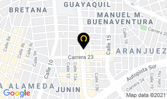 Mapa de Whirlpool A.a. Servicio Autorizado en Cali