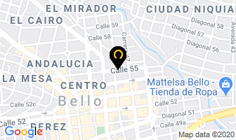 Mapa de White Dental en Bello