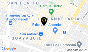 Mapa de Winny Ofertas en Medellín