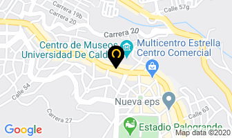 Mapa de Winsor en Manizales
