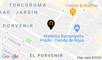 Mapa de Wood Kolors en Barranquilla