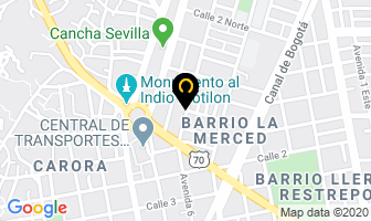 Mapa de W´s Motors en Cúcuta