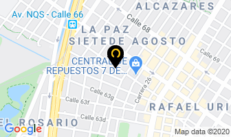 Mapa de Wver Repuestos Bn en Bogotá D.C