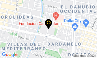 Mapa de X-chem E.u. en Bogotá D.C