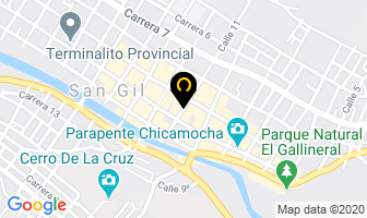 Mapa de X-travel en San Gil