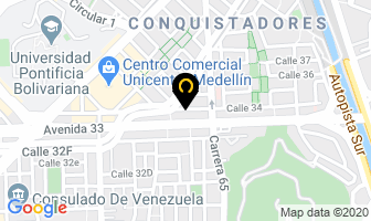 Mapa de Xanthia Telecomunicaciones en Medellín