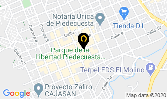 Mapa de Xcell en Piedecuesta