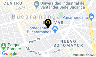 Mapa de Xinor Ltda en Bucaramanga