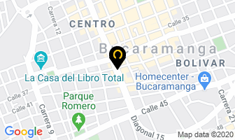 Mapa de Xión Sport en Bucaramanga