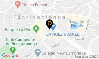 Mapa de Xtreme Karts en Floridablanca